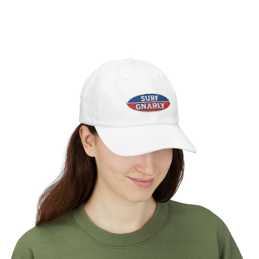 Surf Gnarly Heritage Dad Hat – Oval Logo