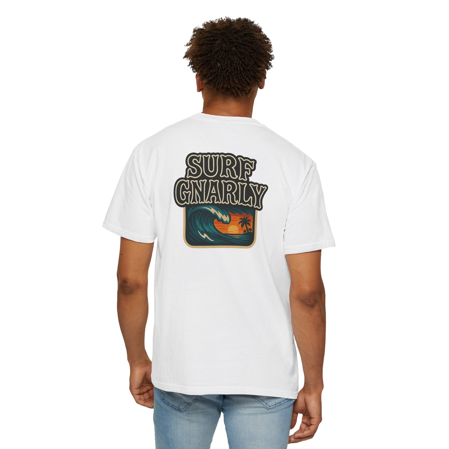 Surf Gnarly - Beach Logo Tee
